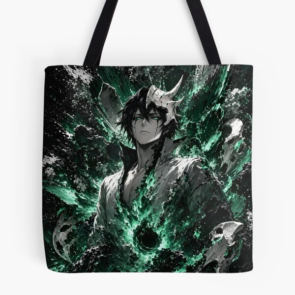 Item preview, Ulquiorra | Dark Hollow Warrior Emerald Aura Anime Style Art Print | Gothic Fantasy Manga Inspired designed and sold by Dyan4.