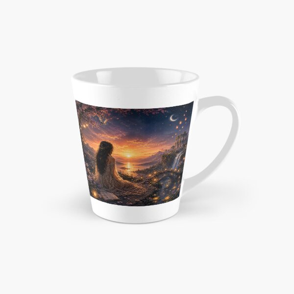 Item preview, Enchanted Moonlit Garden at Sunset | Fantasy Wall Art designed and sold by ttrimm.