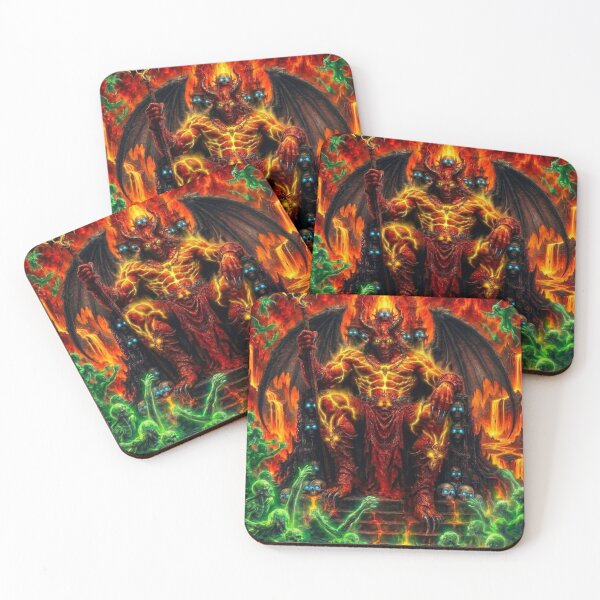 Item preview, Evil Incarnate: Devil on His Throne in Hell designed and sold by Trans4med.