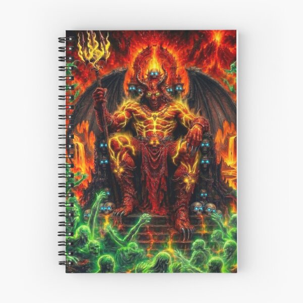 Item preview, Evil Incarnate: Devil on His Throne in Hell designed and sold by Trans4med.
