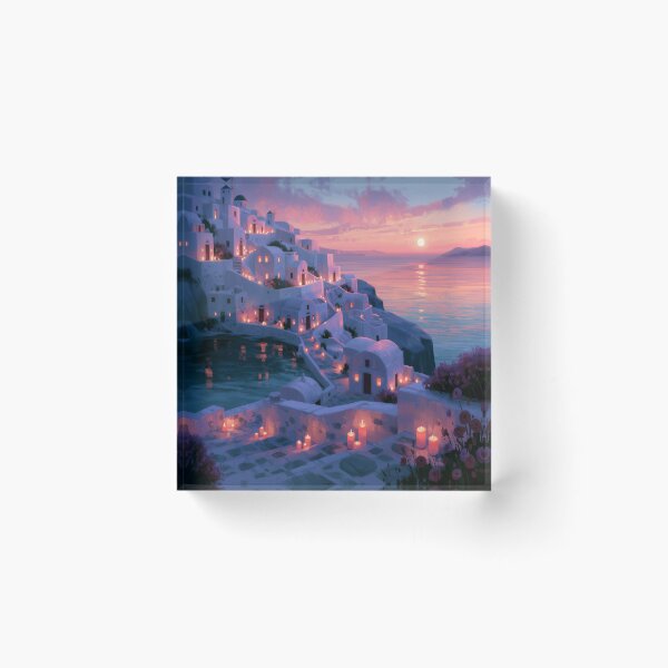 Item preview, Santorini Sunset Over Caldera designed and sold by Rtymer.