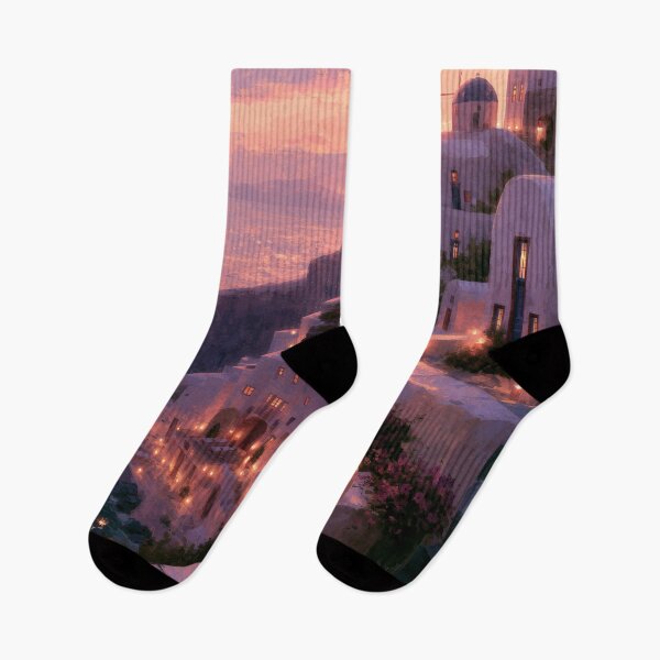 Item preview, Santorini Sunset Over Caldera designed and sold by Rtymer.