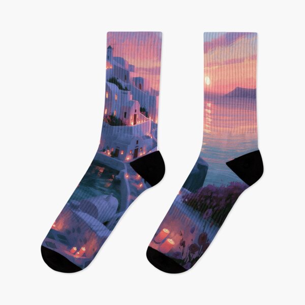 Item preview, Santorini Sunset Over Caldera designed and sold by Rtymer.