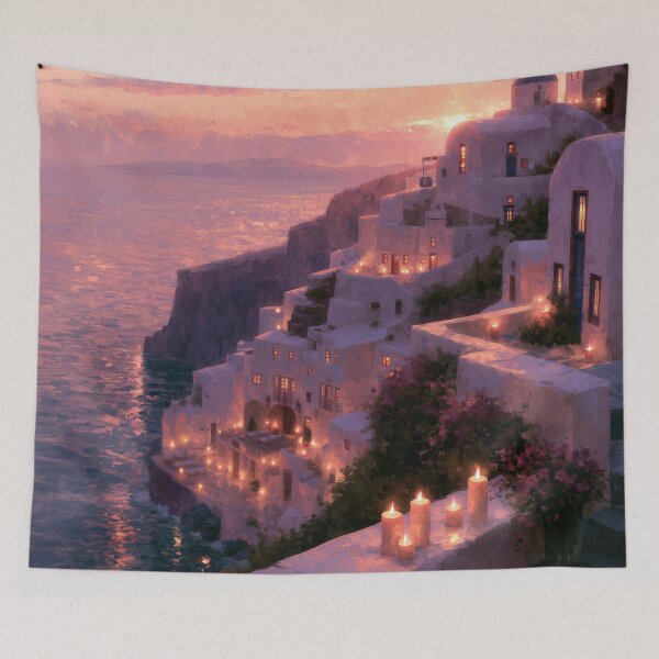 Item preview, Santorini Sunset Over Caldera designed and sold by Rtymer.