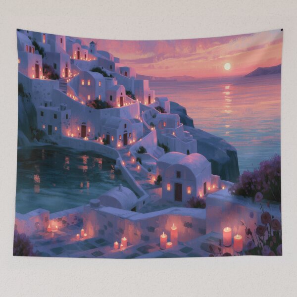 Item preview, Santorini Sunset Over Caldera designed and sold by Rtymer.