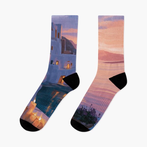 Item preview, Santorini Sunset Over Caldera designed and sold by Rtymer.