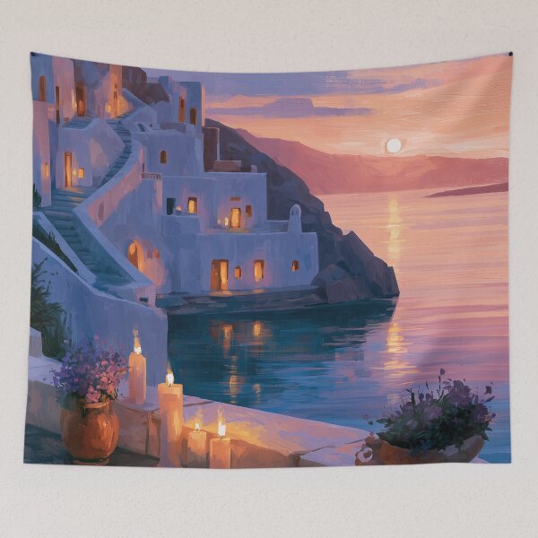 Item preview, Santorini Sunset Over Caldera designed and sold by Rtymer.