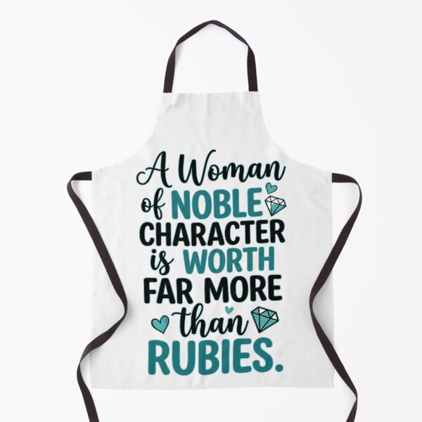 Item preview, A Woman of Noble Character is worth far more than rubies - Proverbs 31 Faith Graphic designed and sold by Faithloveshop.