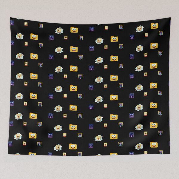 Item preview, Retro Cartoon Sea Sponge Pattern - Cute Geometric Icons designed and sold by Yasmine Mohammed.