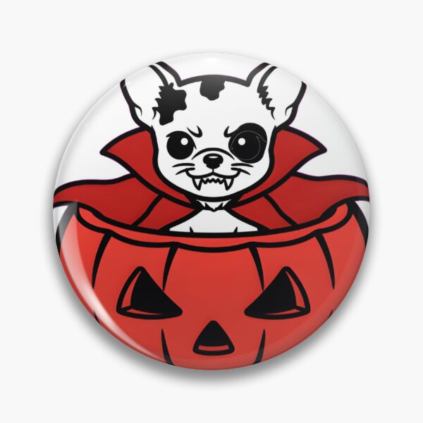 Item preview, Vampire Chihuahua Halloween Pumpkin T-Shirt Cute Dog designed and sold by KnrNazimTHREADS.