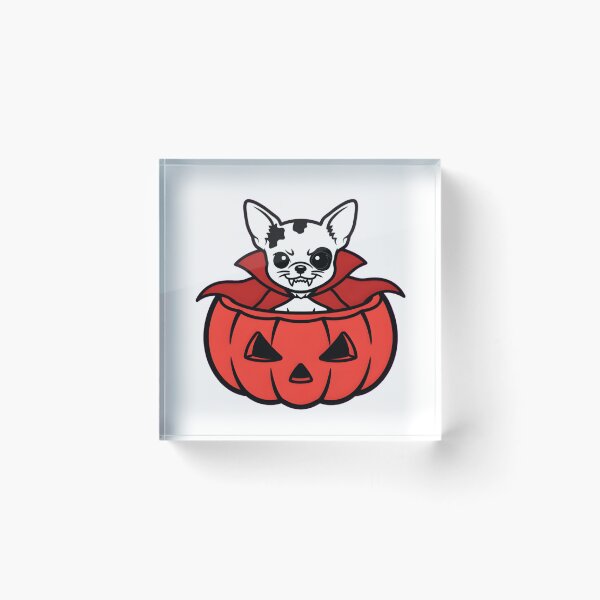 Item preview, Vampire Chihuahua Halloween Pumpkin T-Shirt Cute Dog designed and sold by KnrNazimTHREADS.