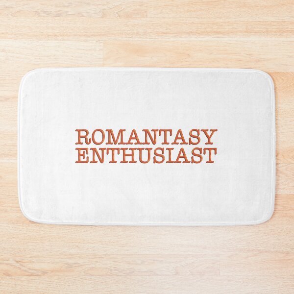 Item preview, Romantasy Enthusiast Funny Bookish Reader Quote Typography Sticker designed and sold by alexmaushaus.
