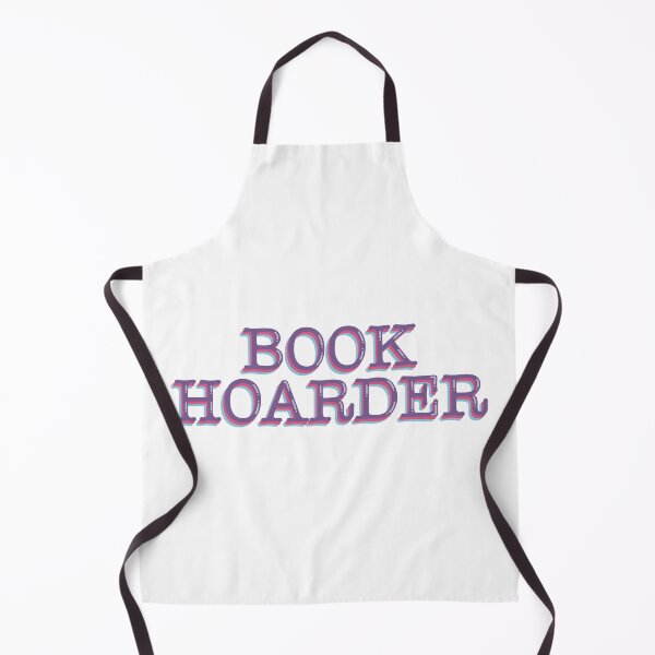 Item preview, Book Hoarder Funny Bookish Reader Quote Typography Sticker designed and sold by alexmaushaus.