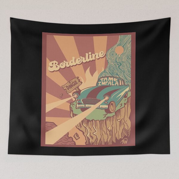 Item preview, Tame Impala Borderline designed and sold by Twelvecloth.