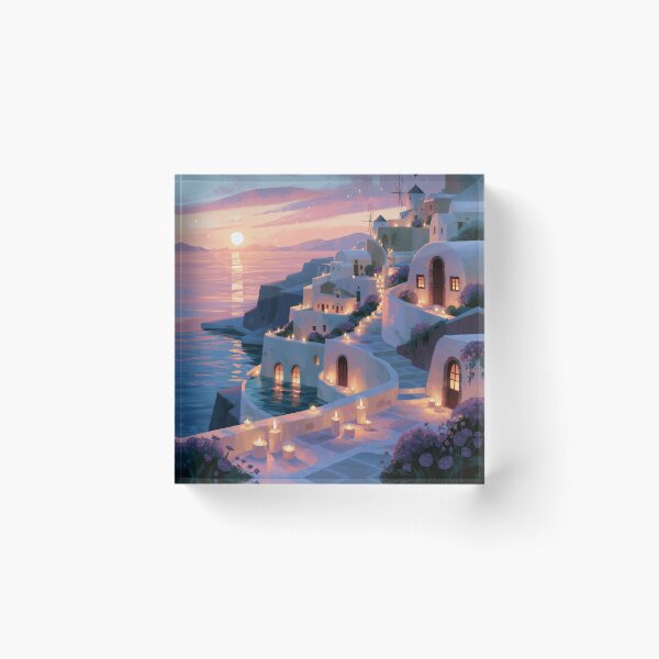 Item preview, Santorini Sunset Over Caldera designed and sold by Rtymer.