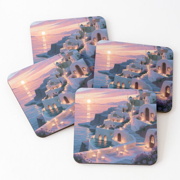 Item preview, Santorini Sunset Over Caldera designed and sold by Rtymer.