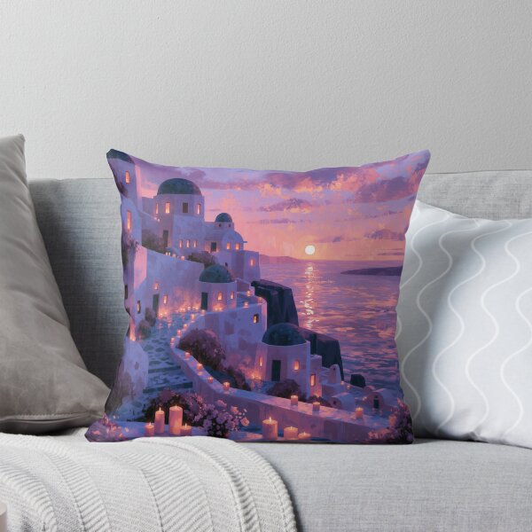 Item preview, Atardecer en Santorini sobre la caldera designed and sold by Rtymer.