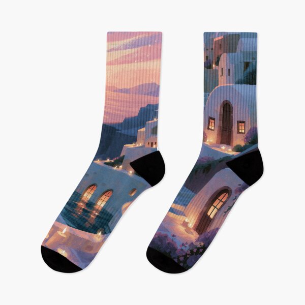 Item preview, Santorini Sunset Over Caldera designed and sold by Rtymer.
