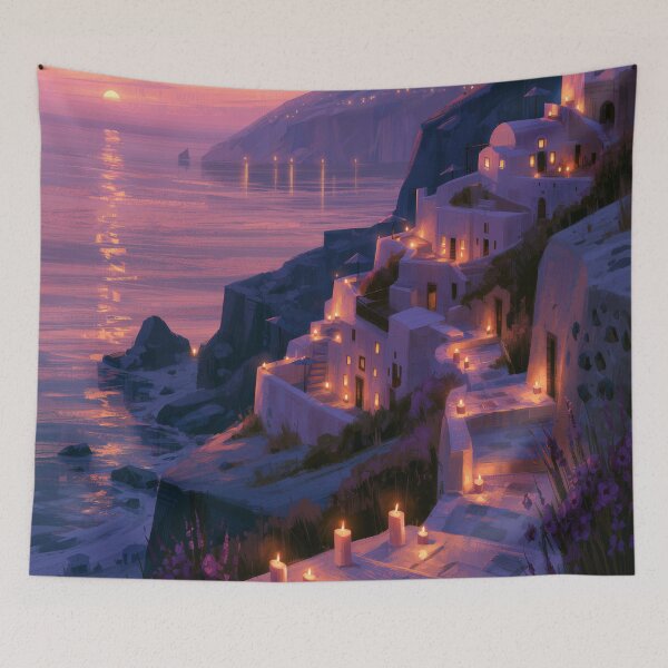 Item preview, Santorini Sunset Over Caldera designed and sold by Rtymer.