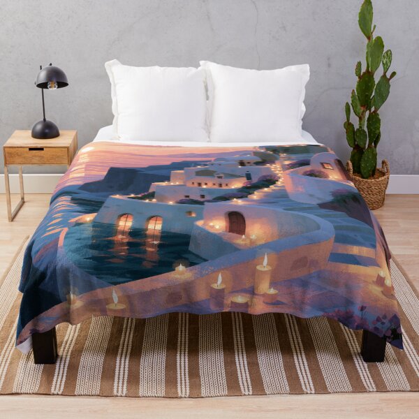 Item preview, Santorini Sunset Over Caldera designed and sold by Rtymer.