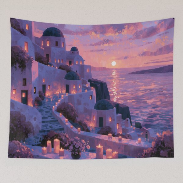 Item preview, Santorini Sunset Over Caldera designed and sold by Rtymer.