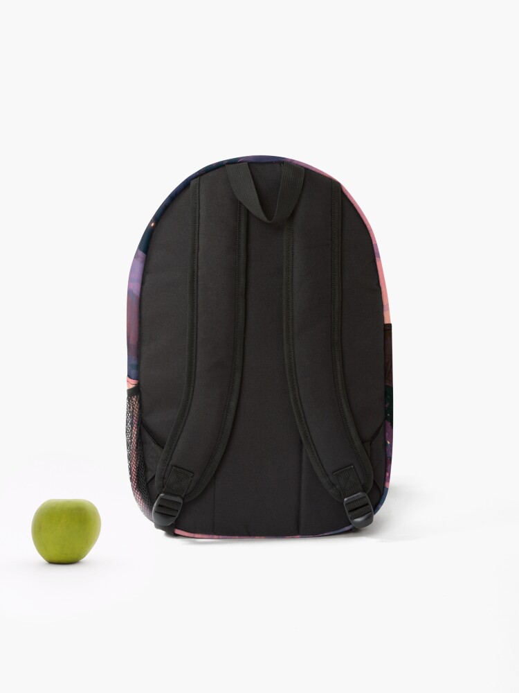 Thumbnail 2 of 3, Backpack, Santorini Sunset Over Caldera designed and sold by Rtymer.