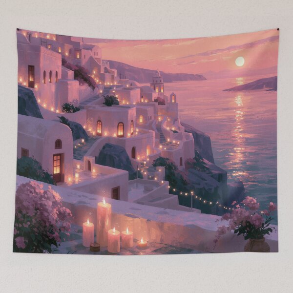Item preview, Santorini Sunset Over Caldera designed and sold by Rtymer.