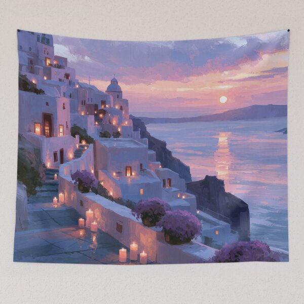 Item preview, Santorini Sunset Over Caldera designed and sold by Rtymer.