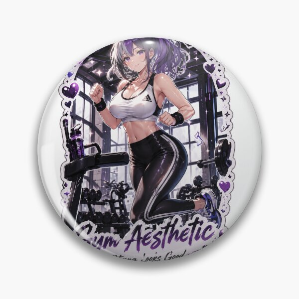Item preview, Gym Aesthetic Anime Fitness Girl Strong Workout Design designed and sold by Digistore1221.