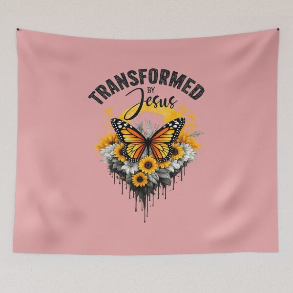 Item preview, Monarch Butterfly & Sunflower Christian designed and sold by DreamPrint Collective.