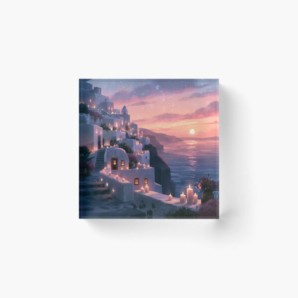 Item preview, Santorini Sunset Over Caldera designed and sold by Rtymer.