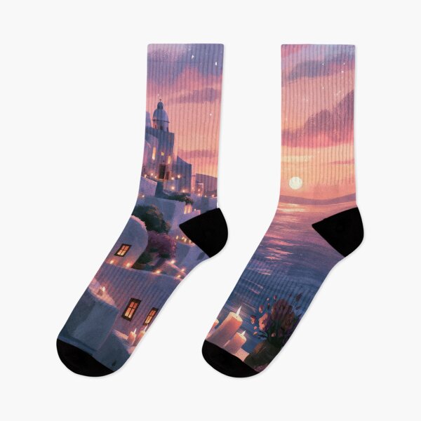 Item preview, Santorini Sunset Over Caldera designed and sold by Rtymer.
