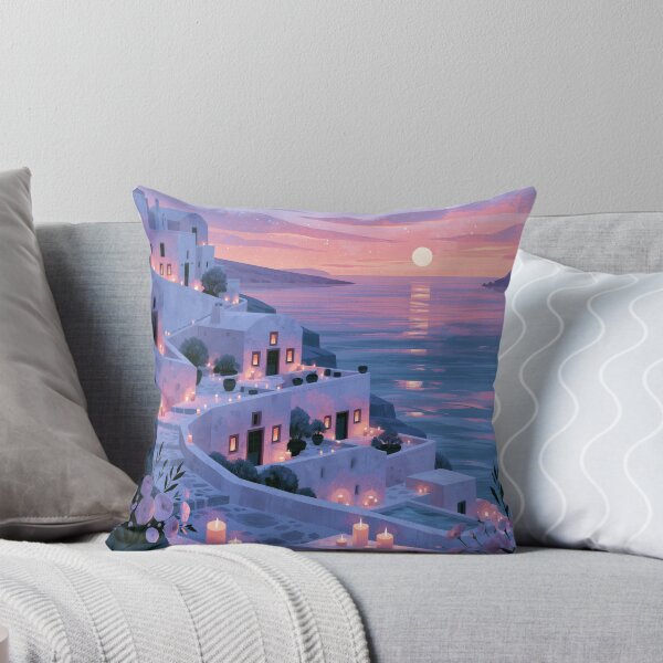 Item preview, Atardecer en Santorini sobre la caldera designed and sold by Rtymer.