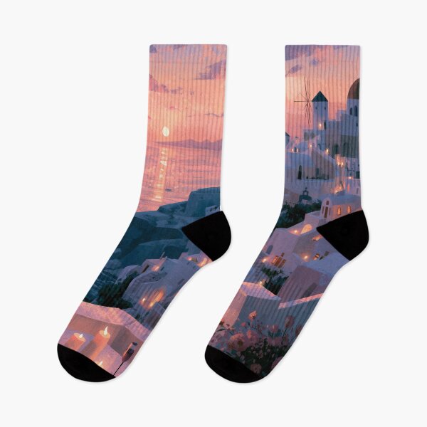 Item preview, Santorini Sunset Over Caldera designed and sold by Rtymer.