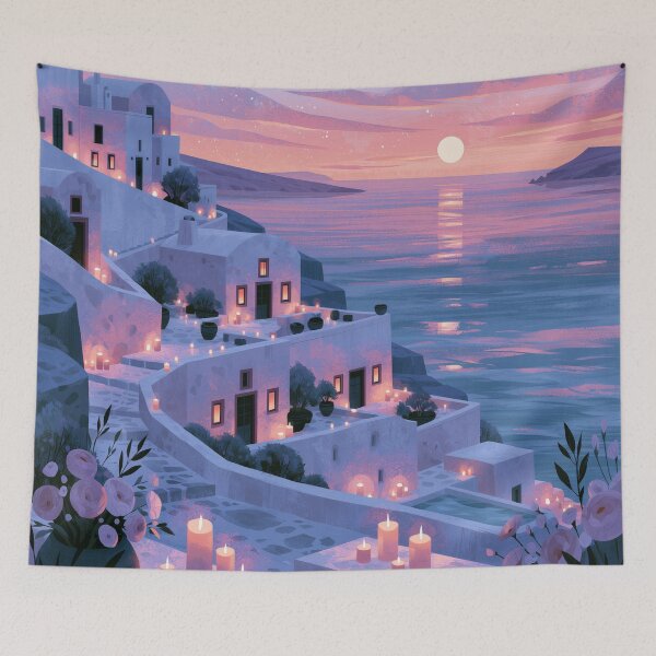 Item preview, Santorini Sunset Over Caldera designed and sold by Rtymer.
