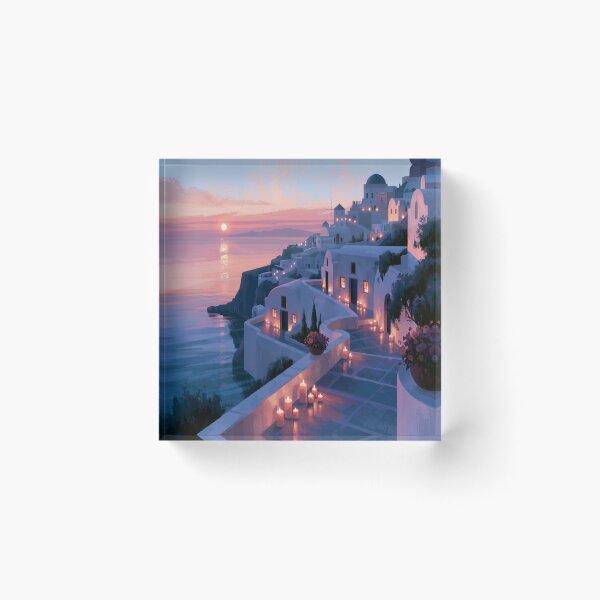 Item preview, Santorini Sunset Over Caldera designed and sold by Rtymer.