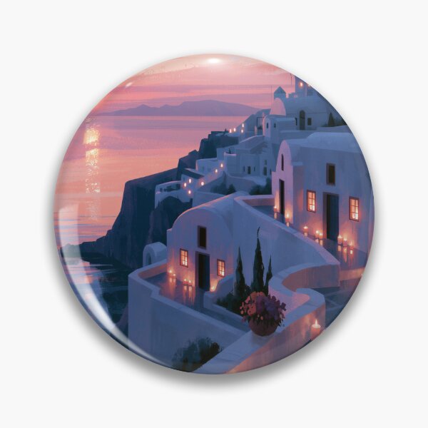 Item preview, Santorini Sunset Over Caldera designed and sold by Rtymer.