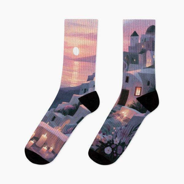 Item preview, Santorini Sunset Over Caldera designed and sold by Rtymer.