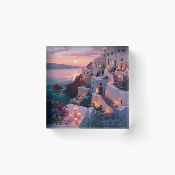 Item preview, Santorini Sunset Over Caldera designed and sold by Rtymer.