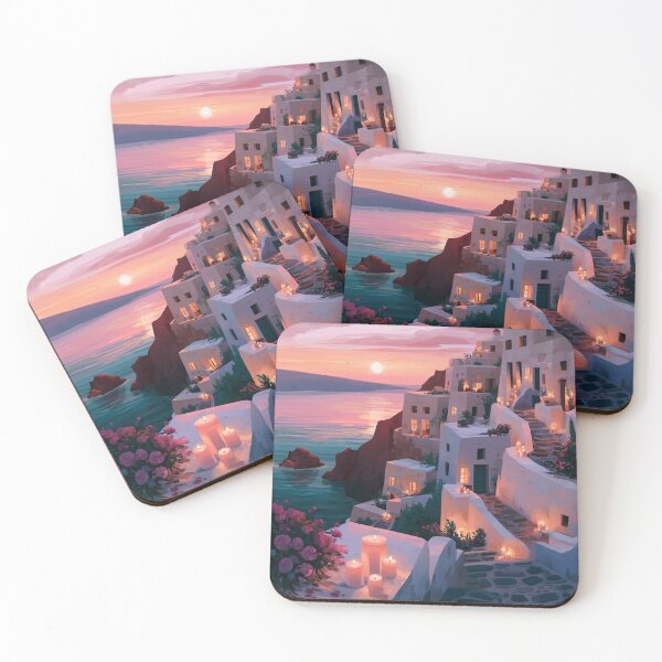 Item preview, Santorini Sunset Over Caldera designed and sold by Rtymer.