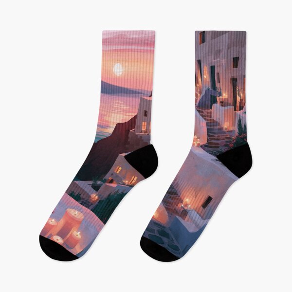 Item preview, Santorini Sunset Over Caldera designed and sold by Rtymer.