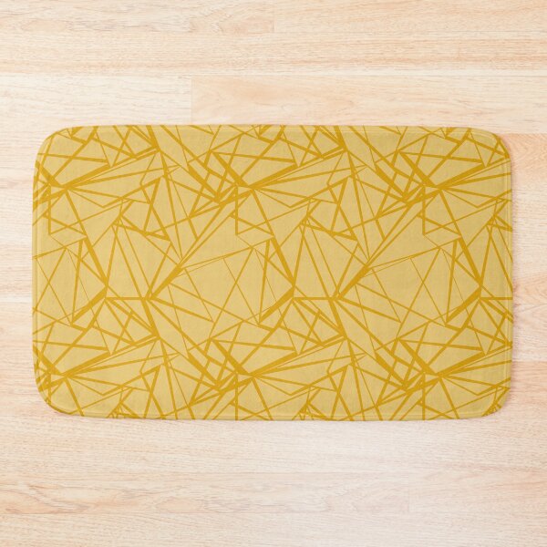 Item preview, Geometric pattern abstract retro yellow designed and sold by fuzzyfox.