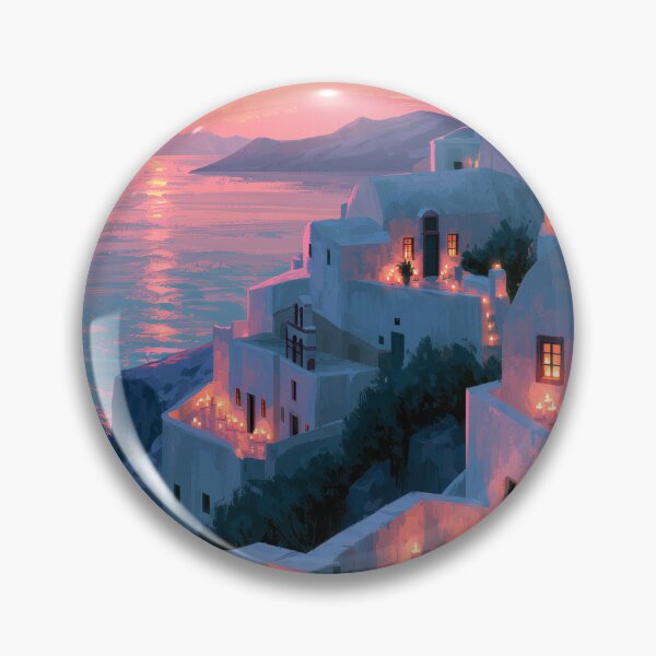 Item preview, Santorini Sunset Over Caldera designed and sold by Rtymer.