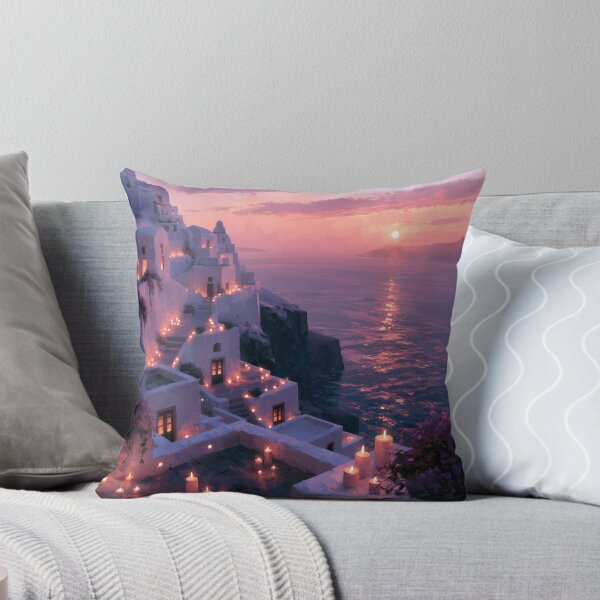Item preview, Atardecer en Santorini sobre la caldera designed and sold by Rtymer.