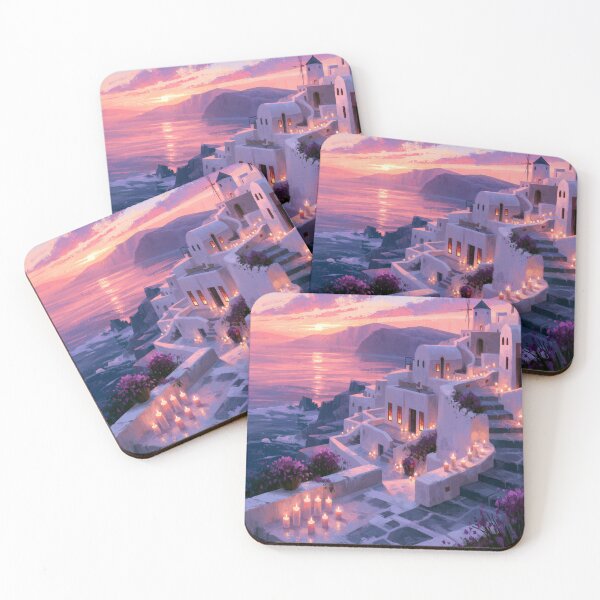 Item preview, Santorini Sunset Over Caldera designed and sold by Rtymer.