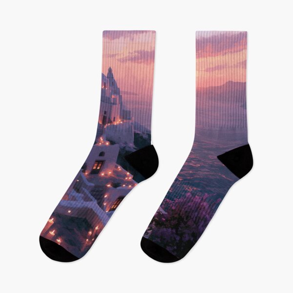 Item preview, Santorini Sunset Over Caldera designed and sold by Rtymer.