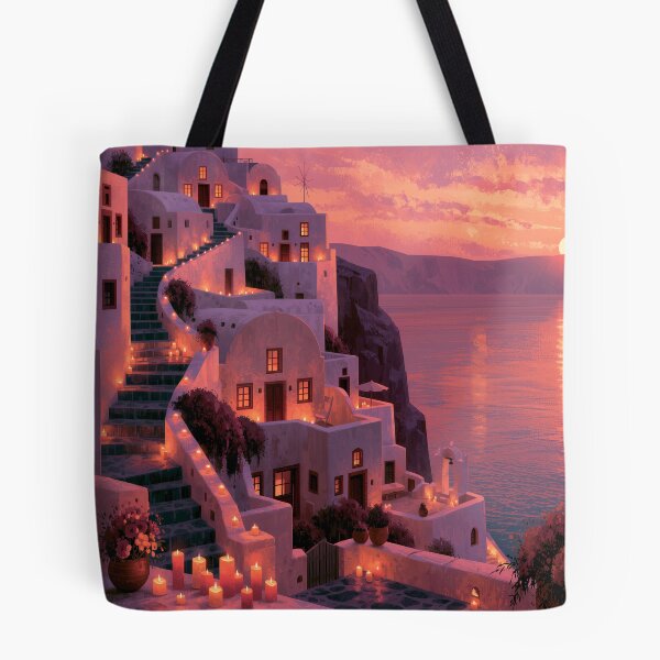 Item preview, Santorini Sunset Over Caldera designed and sold by Rtymer.