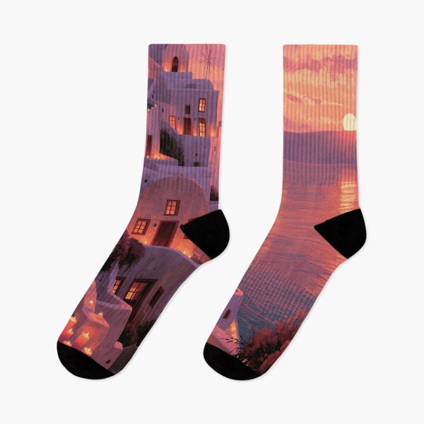 Item preview, Santorini Sunset Over Caldera designed and sold by Rtymer.