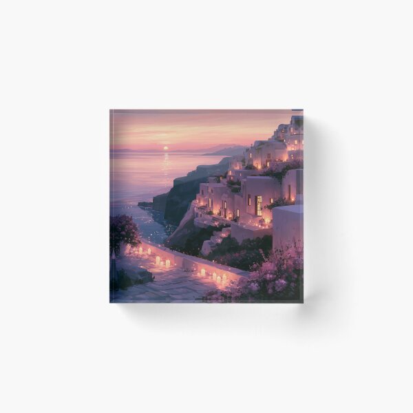 Item preview, Santorini Sunset Over Caldera designed and sold by Rtymer.