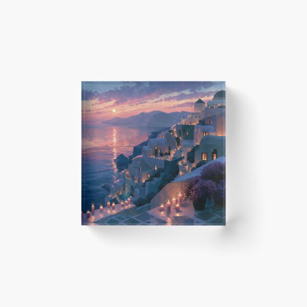 Item preview, Santorini Sunset Over Caldera designed and sold by Rtymer.